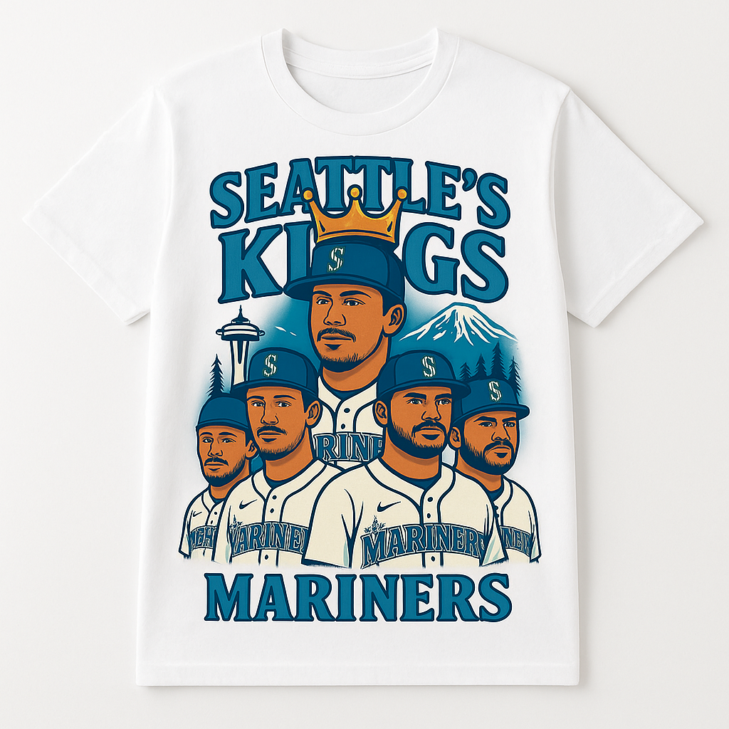 “Seattle’s Kings” Mariners Player Graphic T-Shirt”