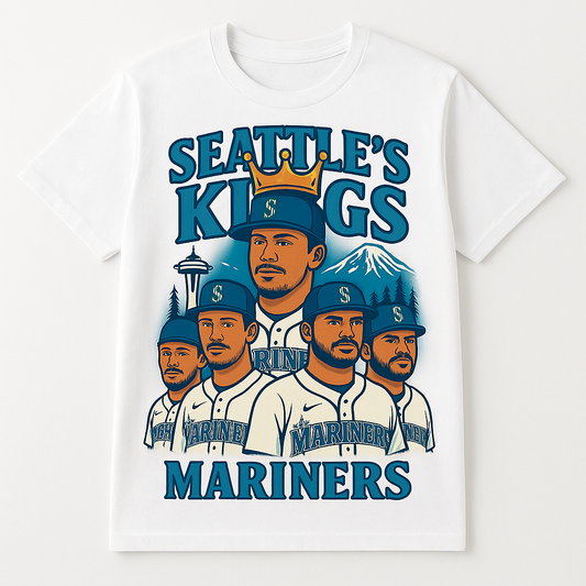 “Seattle’s Kings” Mariners Player Graphic T-Shirt”