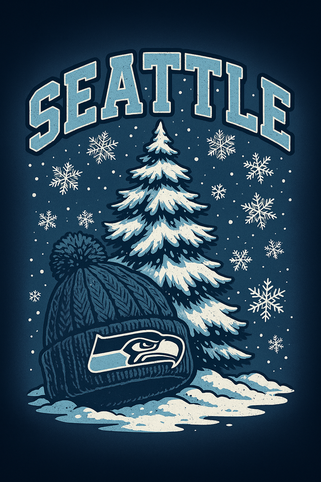 ❄️ Seattle Winter Knit Tee – Drop 004 (Wirkinboss® Boss Energy Collection)