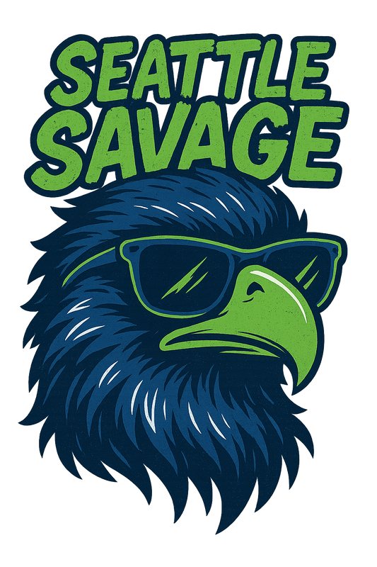 🦅 Seattle Savage Tee – Drop 005 (Wirkinboss® Boss Energy Collection)