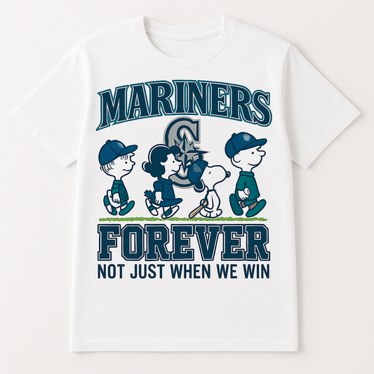 “Mariners Forever” Peanuts Fan T-Shirt